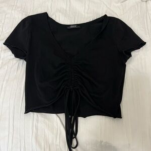 adjustable crop top